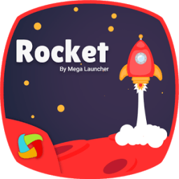 ikon Rocket Theme for Mega Launcher