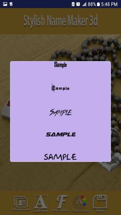 Stylish Name Maker 3D 3 تصوير الشاشة
