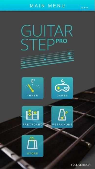 Guitar Tuner Pro. Learn guitar with Guitar Step Ap 7 تصوير الشاشة