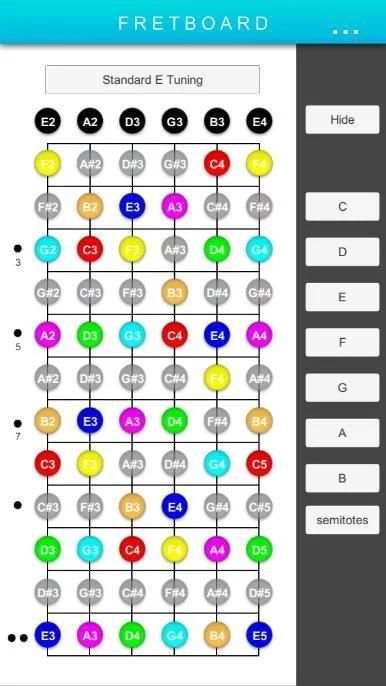 Guitar Tuner Pro. Learn guitar with Guitar Step Ap 4 تصوير الشاشة