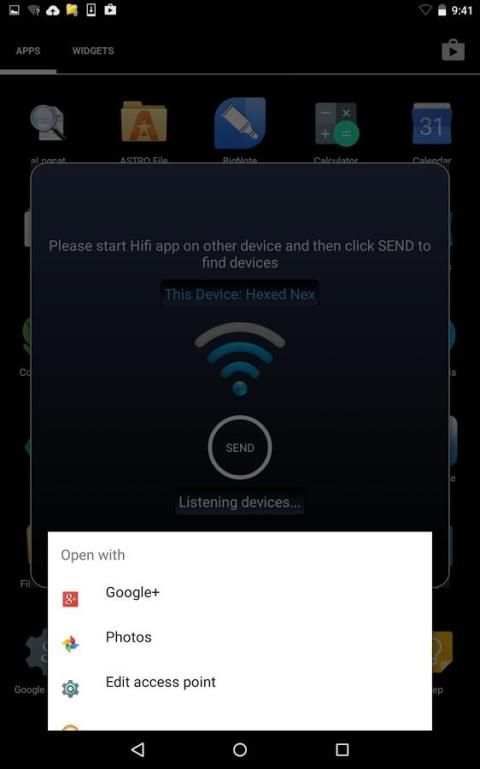 Hifi | WiFi Direct File Share 3 تصوير الشاشة