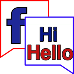 Colourful Text: fb lite icon