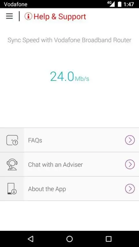 Vodafone Broadband screenshot 3