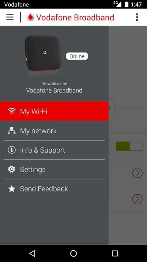 Vodafone Broadband скриншот 1