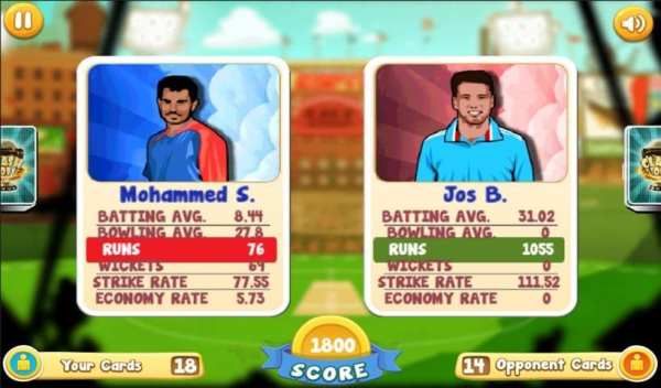 Clash of Cricket Cards 2 تصوير الشاشة