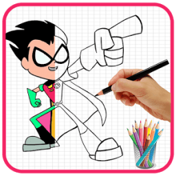 How To Drawing - Titans Go أيقونة