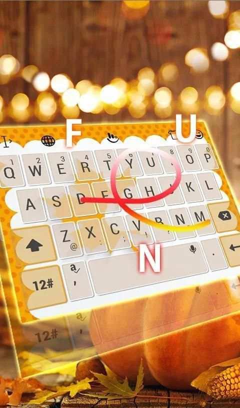 Happy Thanks Day Keyboard Theme screenshot 4