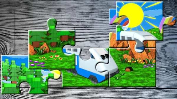 Happy Express Train puzzle скриншот 4