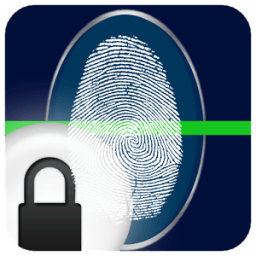 Fingerprint lock screen prank أيقونة