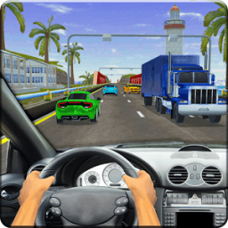 High Speed Traffic Car Driving Road Race Simulator आइकन