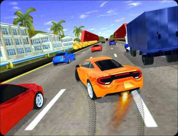 High Speed Traffic Car Driving Road Race Simulator स्क्रीनशॉट 7