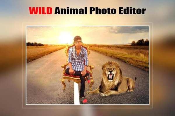 Wild Animal Photo Editor : Frame, Sticker, Effect скриншот 4