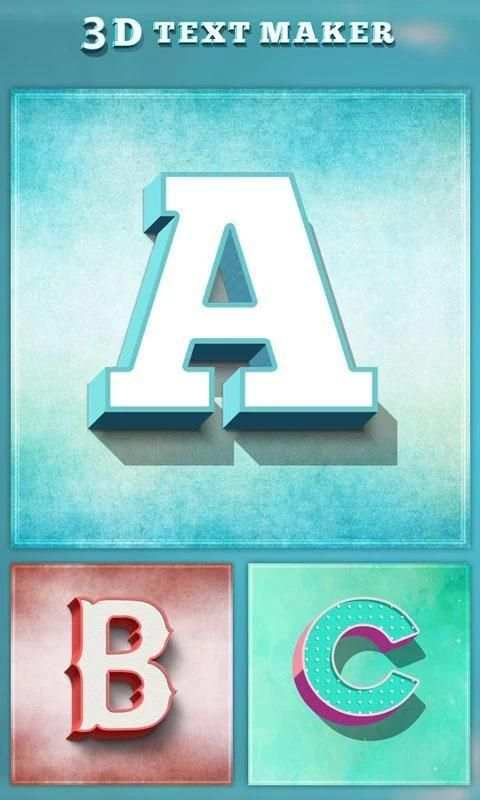 3D Text Maker скриншот 5