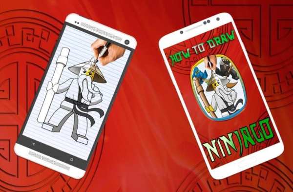 How to draw Lego Ninjago characters screenshot 4