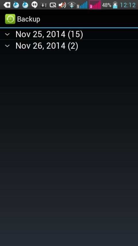 Backup Contact/Sms/Call Logs скриншот 9