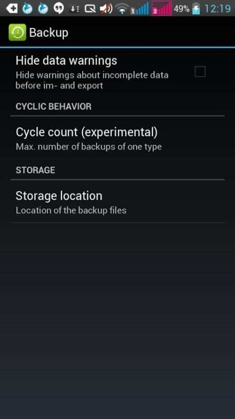 Backup Contact/Sms/Call Logs screenshot 2