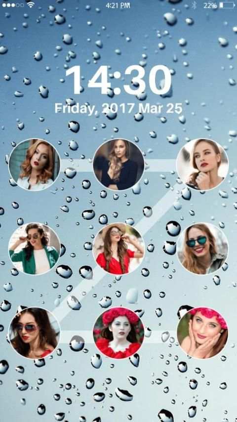 Lock screen-photo pattern lock,Love pattern lock screenshot 2