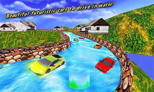 Water Slide Real Car Racing скриншот 13