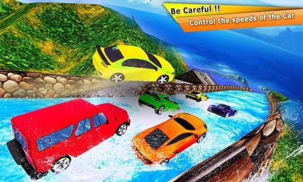 Water Slide Real Car Racing скриншот 14