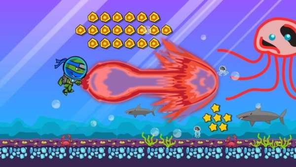 Ninja Run Turtles screenshot 2