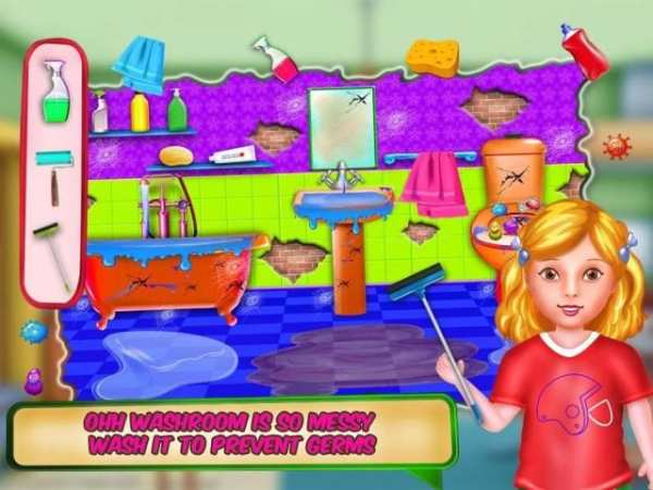 Kids House Cleaning Games screenshot 1