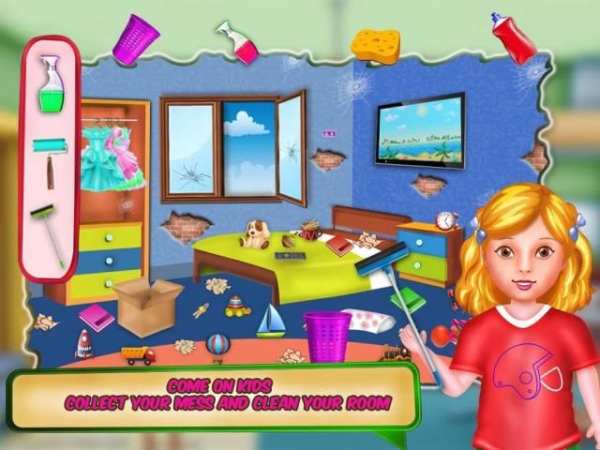 Kids House Cleaning Games screenshot 2