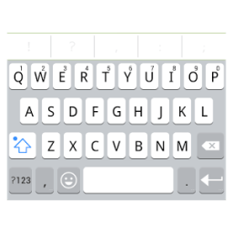 ikon Emoji Keyboard+ White Theme