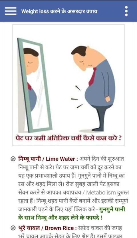 Weight Loss in Hindi screenshot 3