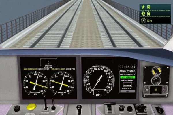 Train Driving Simulator 2017 : Train Racing New скриншот 2