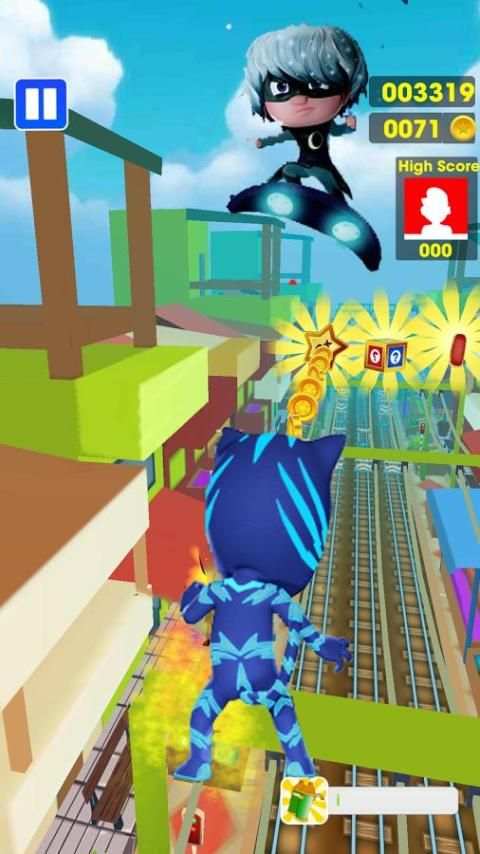 Subway pj Run Masks Dash Run скриншот 3