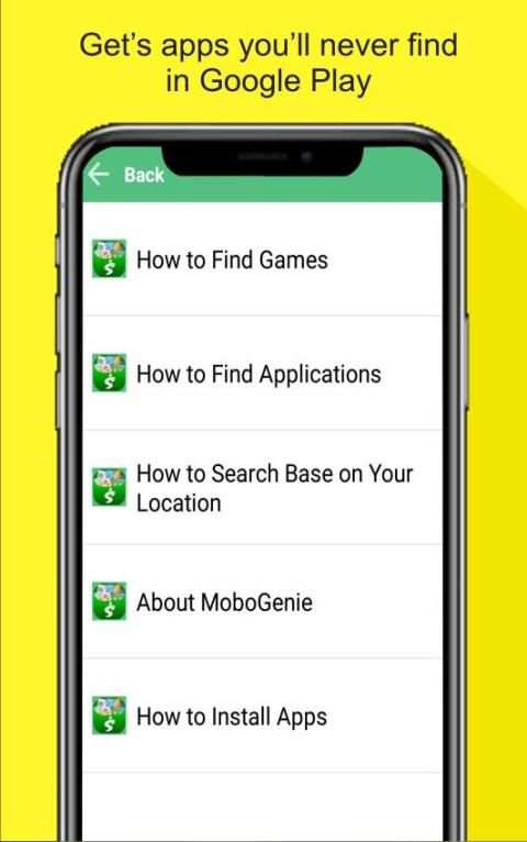 Guide MoboGenie App Store Market screenshot 1