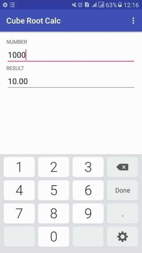 Cube Root Calculator скриншот 2