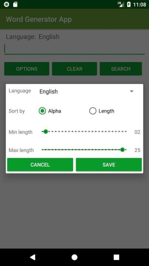 Word Generator App 4 تصوير الشاشة
