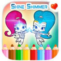 Coloring Pages for shine with shimer on 9Apps