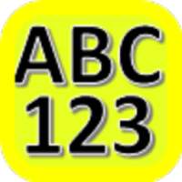 Learn English Alphabets and Numbers