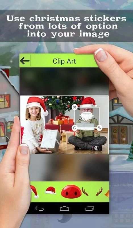 Christmas Selfie Photo Snapychat - PIP Effect screenshot 3