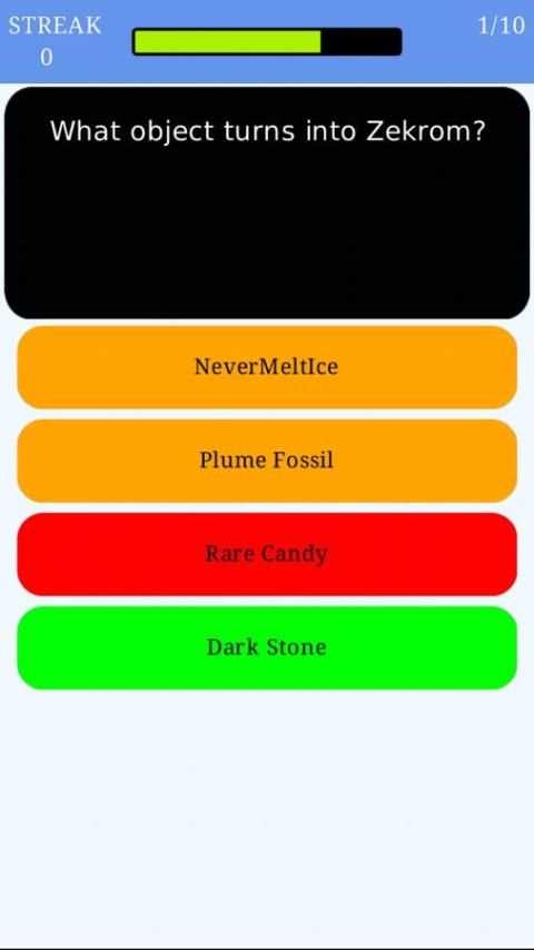 Trivia for Pokemon - Fan Quiz screenshot 1