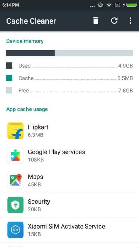 Clean Cache 4 تصوير الشاشة