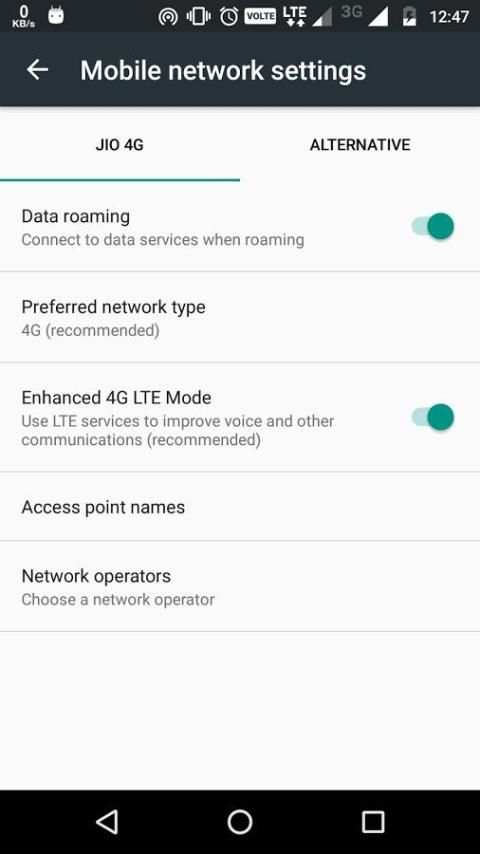 Mobile Network Settings 2 تصوير الشاشة