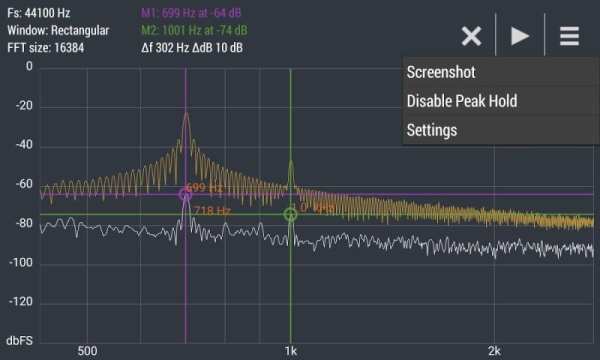 Advanced Spectrum Analyzer PRO 7 تصوير الشاشة