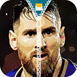 Lionel Messi Zipper Lock Screen иконка