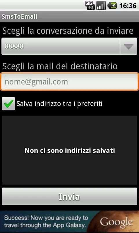 Sms Email Backup screenshot 2