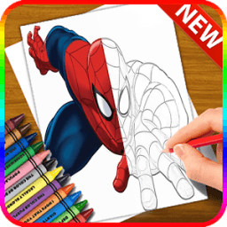 How To Draw Spiderman -Step By Step иконка