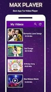 MAX Player 2018 - 2018 Video Player screenshot 4