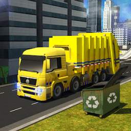 Trash Truck Driving Simulator 2018