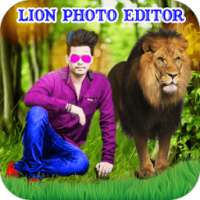 Lion Photo Editor Frame