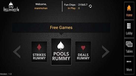 Taj Rummy - Free Rummy Games screenshot 5
