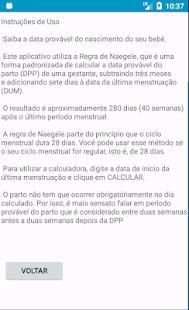 Calculadora Data do Parto screenshot 1