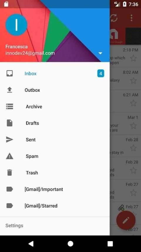 Email for Gmail App - Google Mail screenshot 4