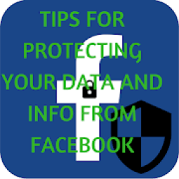 Tips for protecting personal data from facebook icon